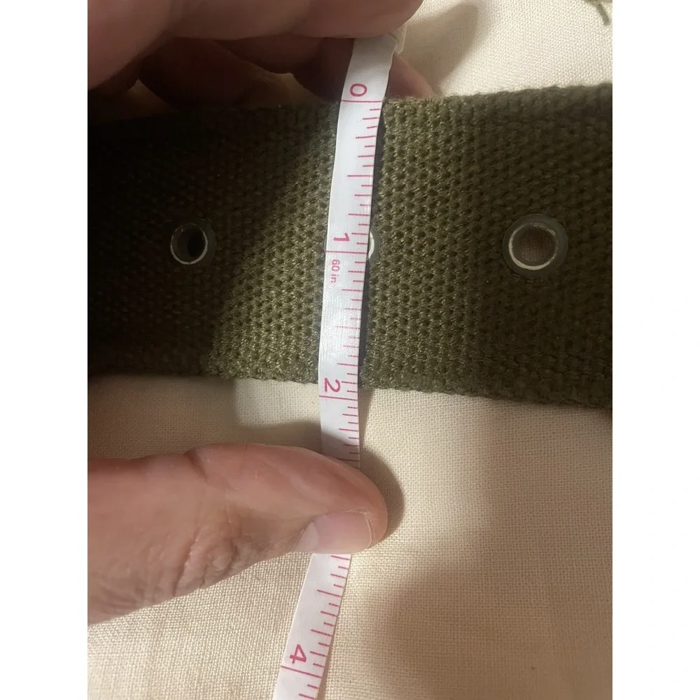 Hugo Boss Belt Sz 32 / 85 Military Green Pistol 20000‎ 91541